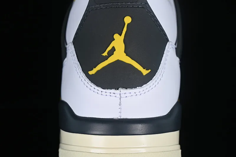 All categories Air Jordan Jordan series basketball shoes Air Jordan 4 L version Air Jordan 4 Retro "Vivid Sulfur" AJ4 Joe 4 White Thunder AQ9129-101